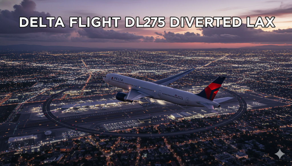 Delta Flight DL275 Diverted to LAX